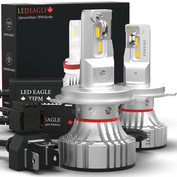 LED EAGLE DiamondVision H4(9003/HB2) LED Headlight Bulbs & TIPM Bundle - LED EAGLE CANADA