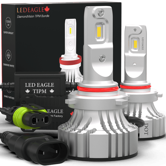 LED EAGLE DiamondVision 9005(HB3) LED Headlight Bulbs & TIPM Bundle for Jeep - LED EAGLE CANADA