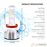 LED EAGLE DiamondVision H11(H8/H9/H16) LED Headlight Bulbs & TIPM Bundle - LED EAGLE CANADA
